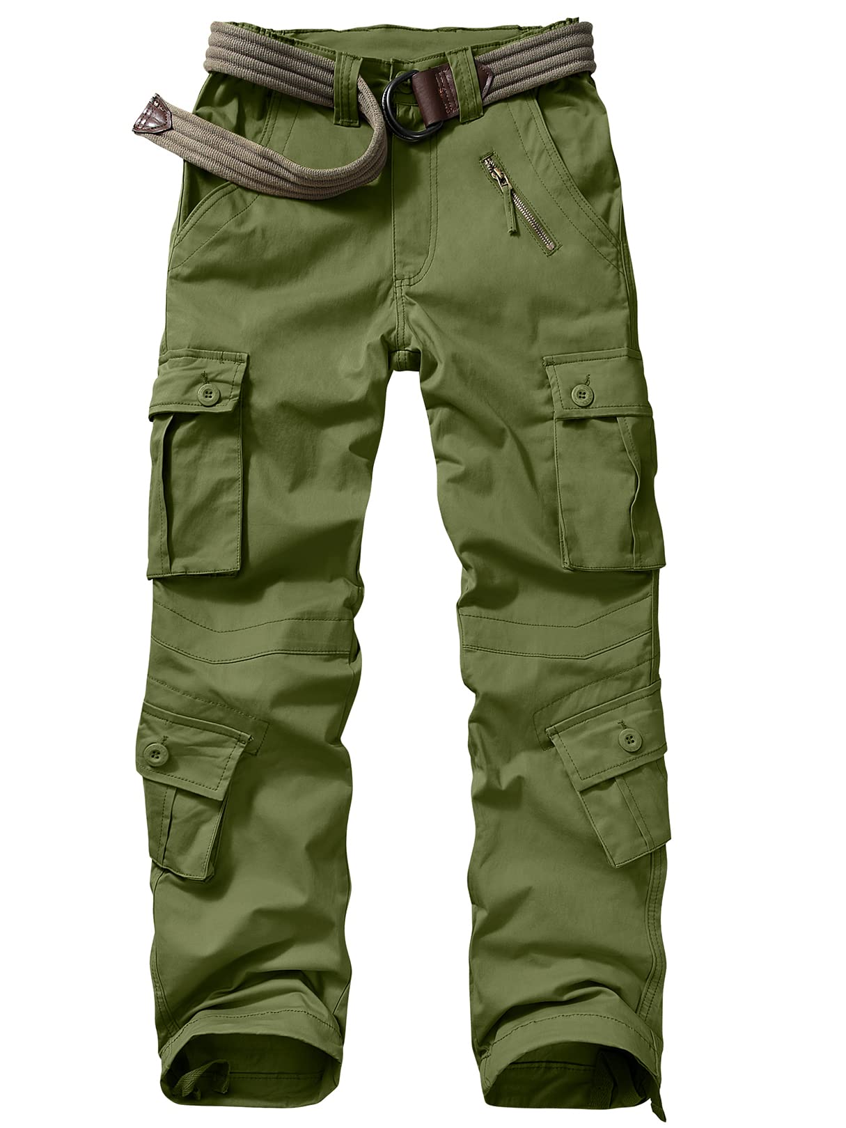 Alfiudad Women's Cargo Pants with Multiple Pockets - Casual Military Tactical Work Pants for Hiking, Outdoor Adventures & Everyday Wear