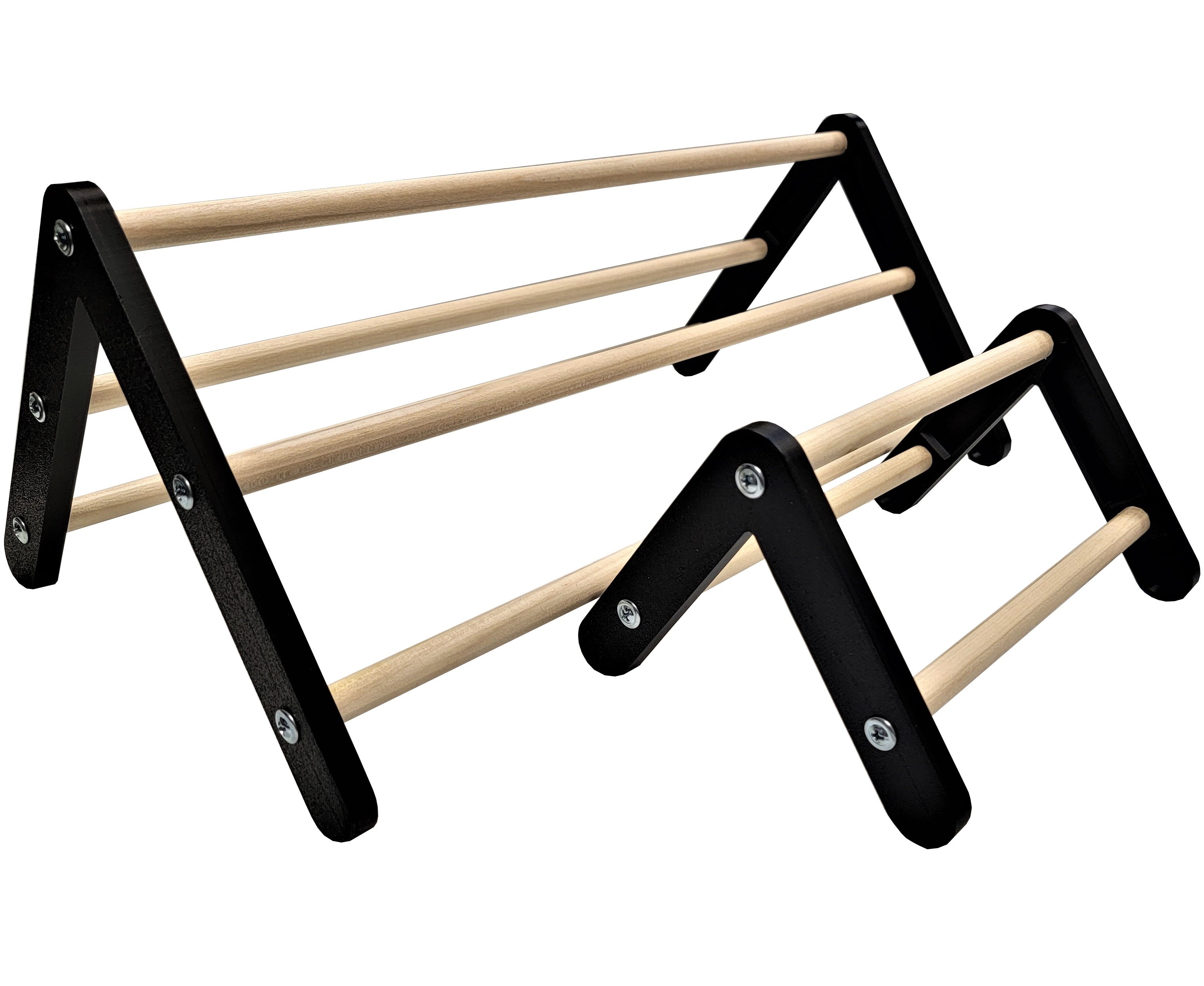 16 Inch 5 Bar & 8 Inch 3 Bar Chicken Perch Set - Natural Wood Roosting Bars for Baby Chicks, Quail, and Small Birds - Perfect for Coops, Cages, and Aviaries