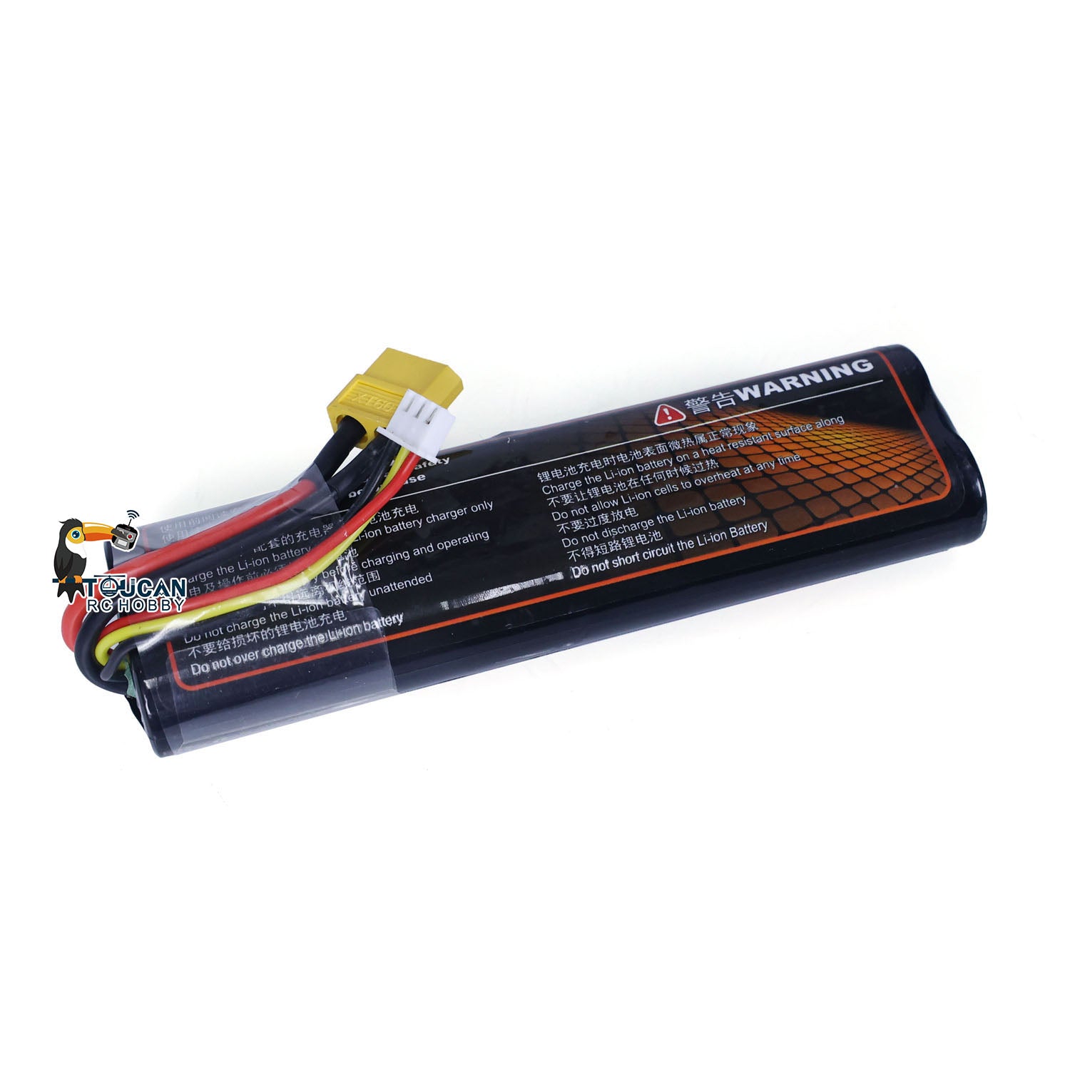 7.4V 5800mAh/10000mAh Rechargeable Li-ion Battery for 1/14 1:18 K961 RC Truck & Radio Controlled Loader - High Capacity Replacement Power Supply for Electric RC Cars, Construction Toys & Hobby Models - Perfect for Off-Road Racing and Construction Site Play