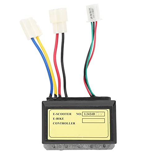VGEBY 12V 250W 3-Wire Brush Controller & Handlebar Grip Set for Electric Scooters and Bikes - Perfect for Commuting, Leisure Riding and DIY E-Scooter Repairs
