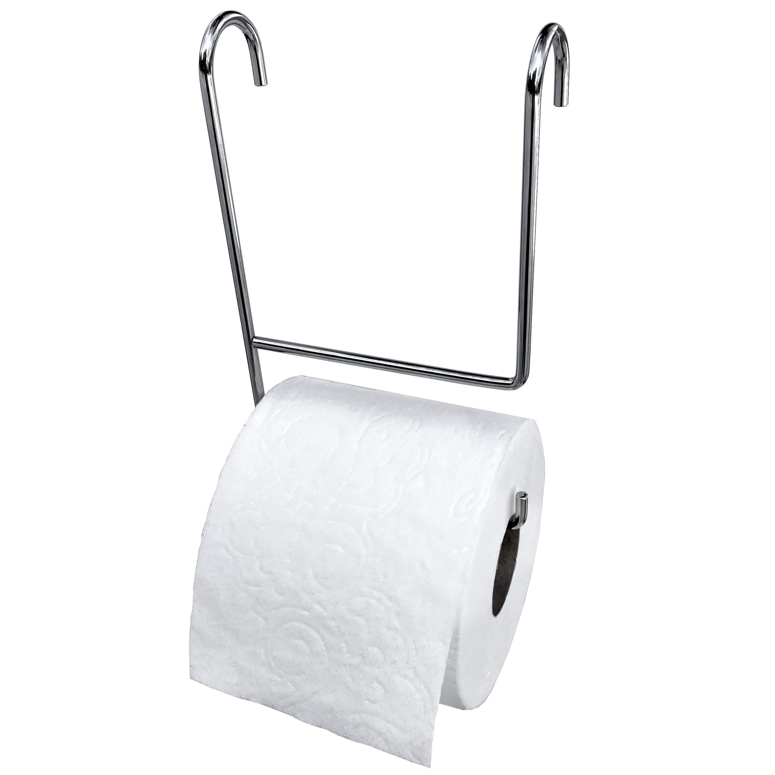 TP Pal - Extra Toilet Paper Roll Holder, Chrome Finish - Perfect for Bathroom Organization & Space Saving in Homes, Offices, and RVs