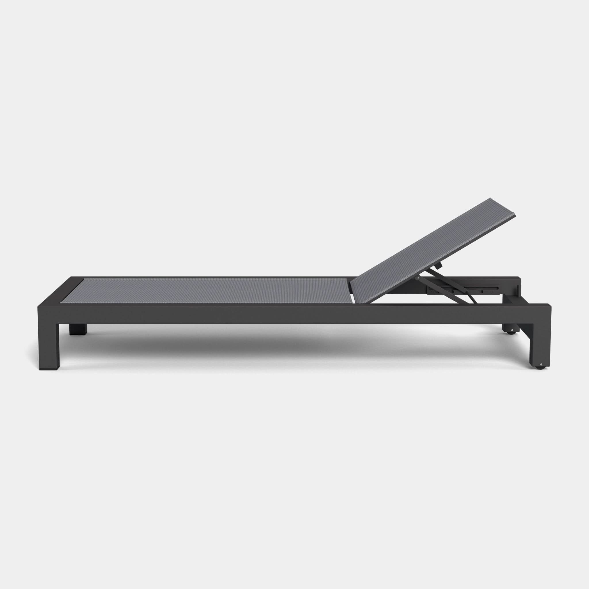 Pacific Aluminum Sun Lounge - Lightweight & Durable Outdoor Chaise Lounge for Poolside, Patio, Beach, and Backyard Relaxation