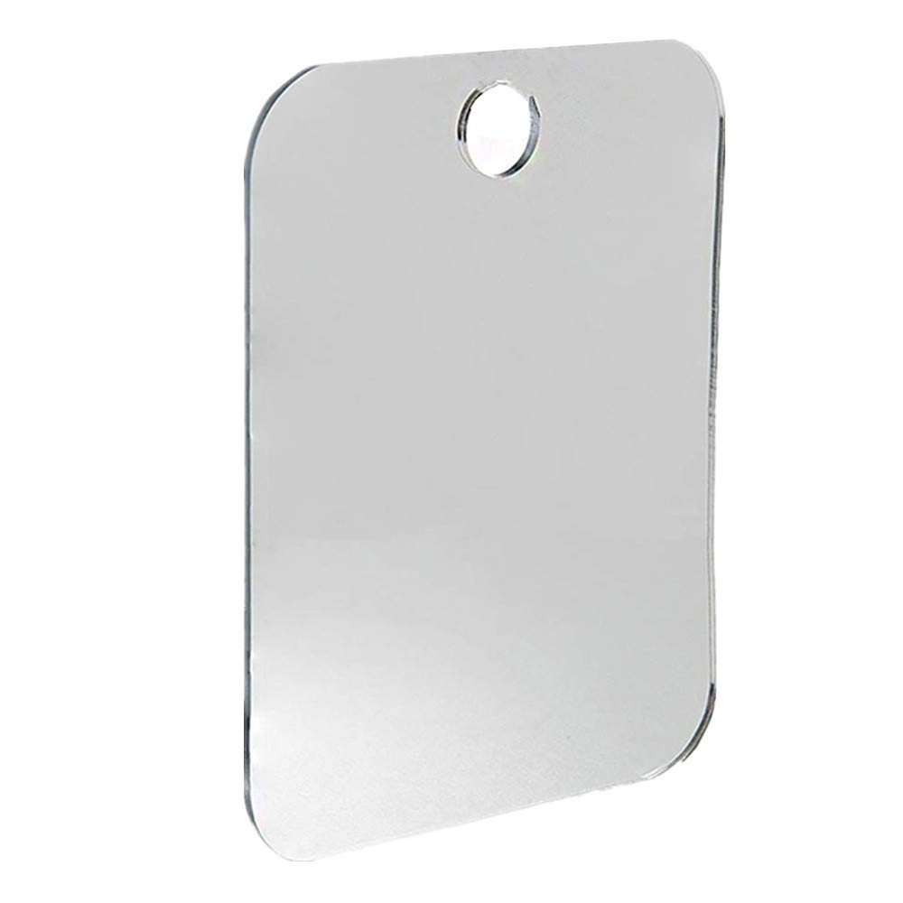 Anti-Fog Shower Mirror for Travel & Bathroom - Fogless Bathroom Mirror with Suction Cup, Perfect for Shaving, Makeup & Skincare in Humid Conditions