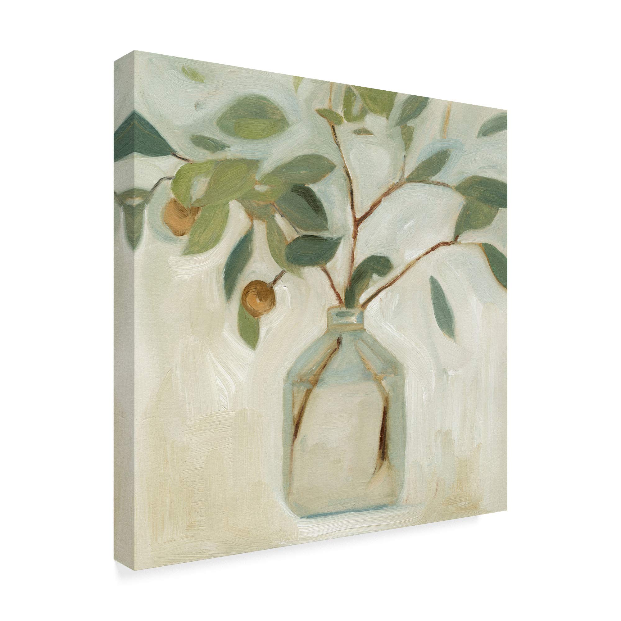 Emma Scarvey Neutral Arrangement I 18x18 Fine Art Print - Modern Abstract Wall Decor for Living Room, Bedroom & Office
