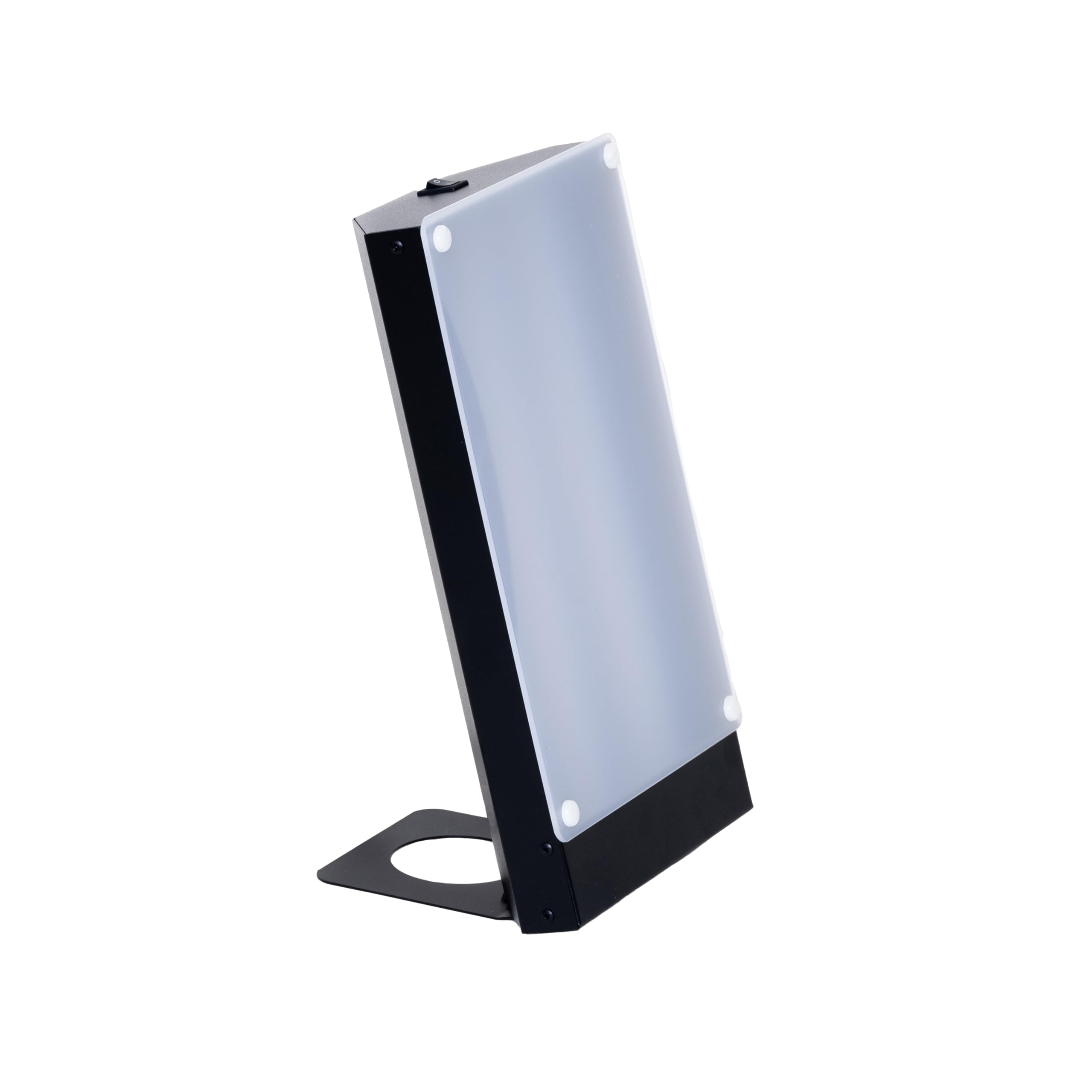 Travelite 10000 Lux LED Light Therapy Lamp - Natural Mood & Energy Booster, Sunlight Desk Lamp (Black) - Perfect for Home, Office & Seasonal Affective Disorder (SAD) Relief