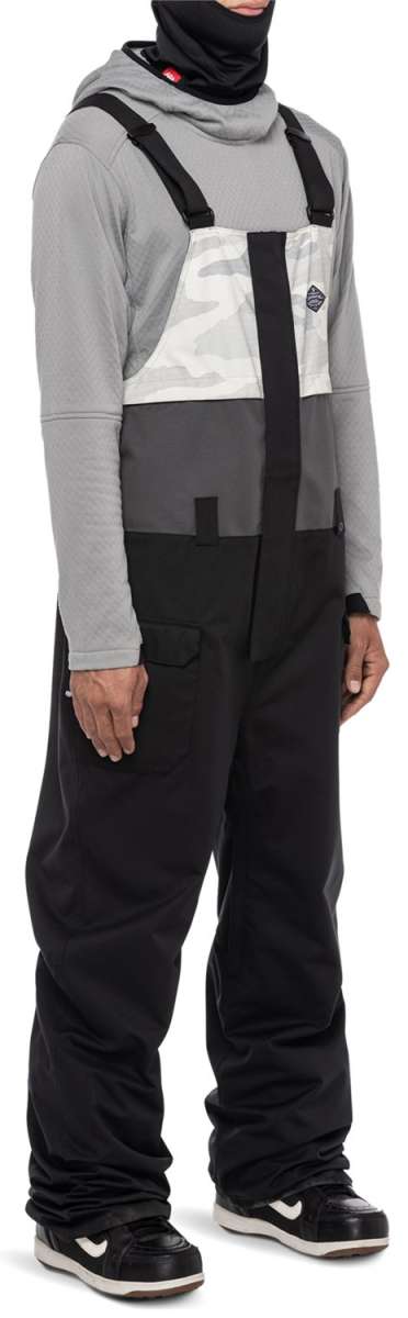 686 Frontier Shell Bib 2024 - Waterproof Snow Bib Pants for Men & Women - Insulated Ski & Snowboard Pants with Adjustable Suspenders - Perfect for Winter Sports, Skiing, Snowboarding & Outdoor Adventures
