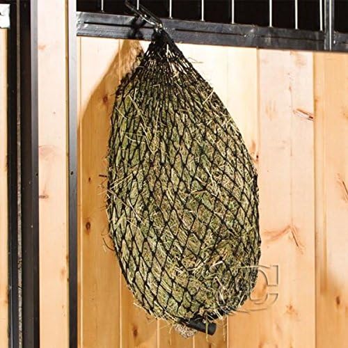 Hay Chix Slow Feed Hay Net for Horses, Livestock - Half Bale Size with 1.25