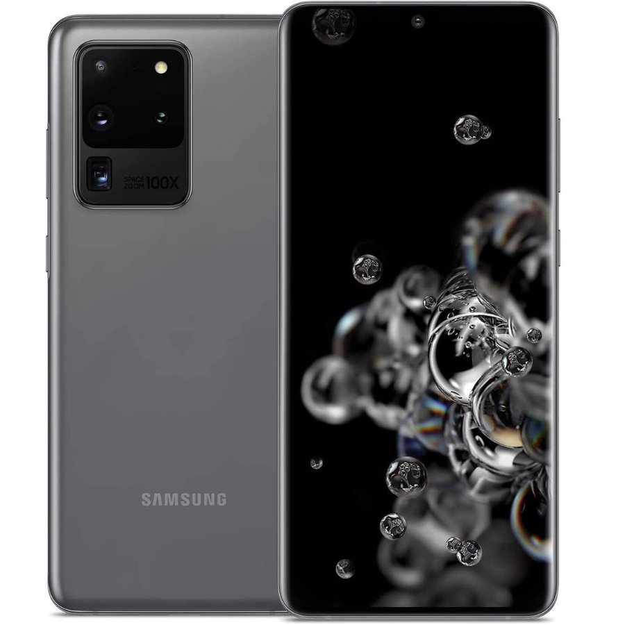 Refurbished Samsung Galaxy S20 Ultra 5G Unlocked Smartphone 128GB - Premium Android Phone for Gaming, Photography & Business Use
