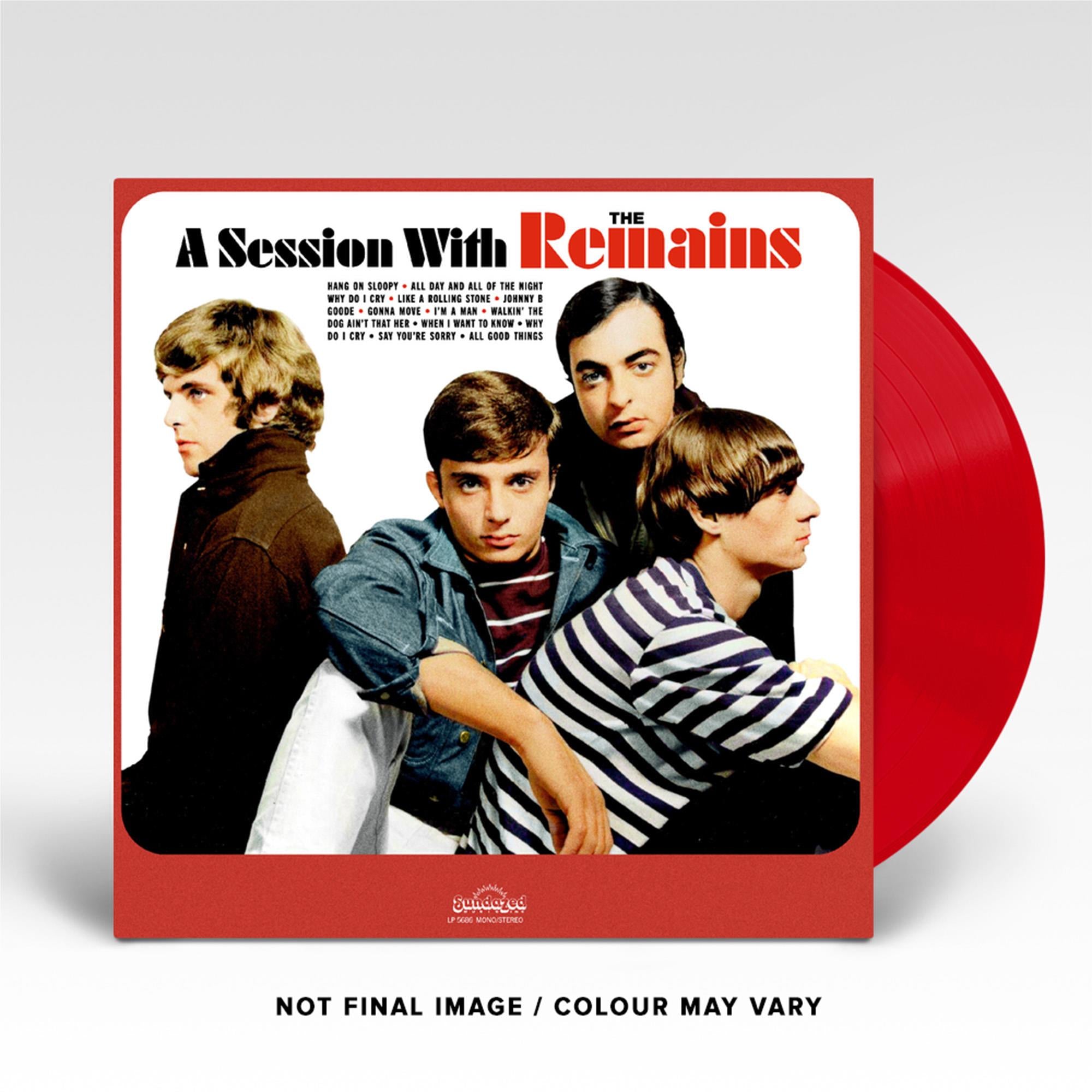 The Remains - A Session With The Remains (Limited Edition Red Vinyl LP) | Vintage Rock Music Collectible for Audiophiles & Record Collectors | Perfect for Home Listening & Music Enthusiast Gifts