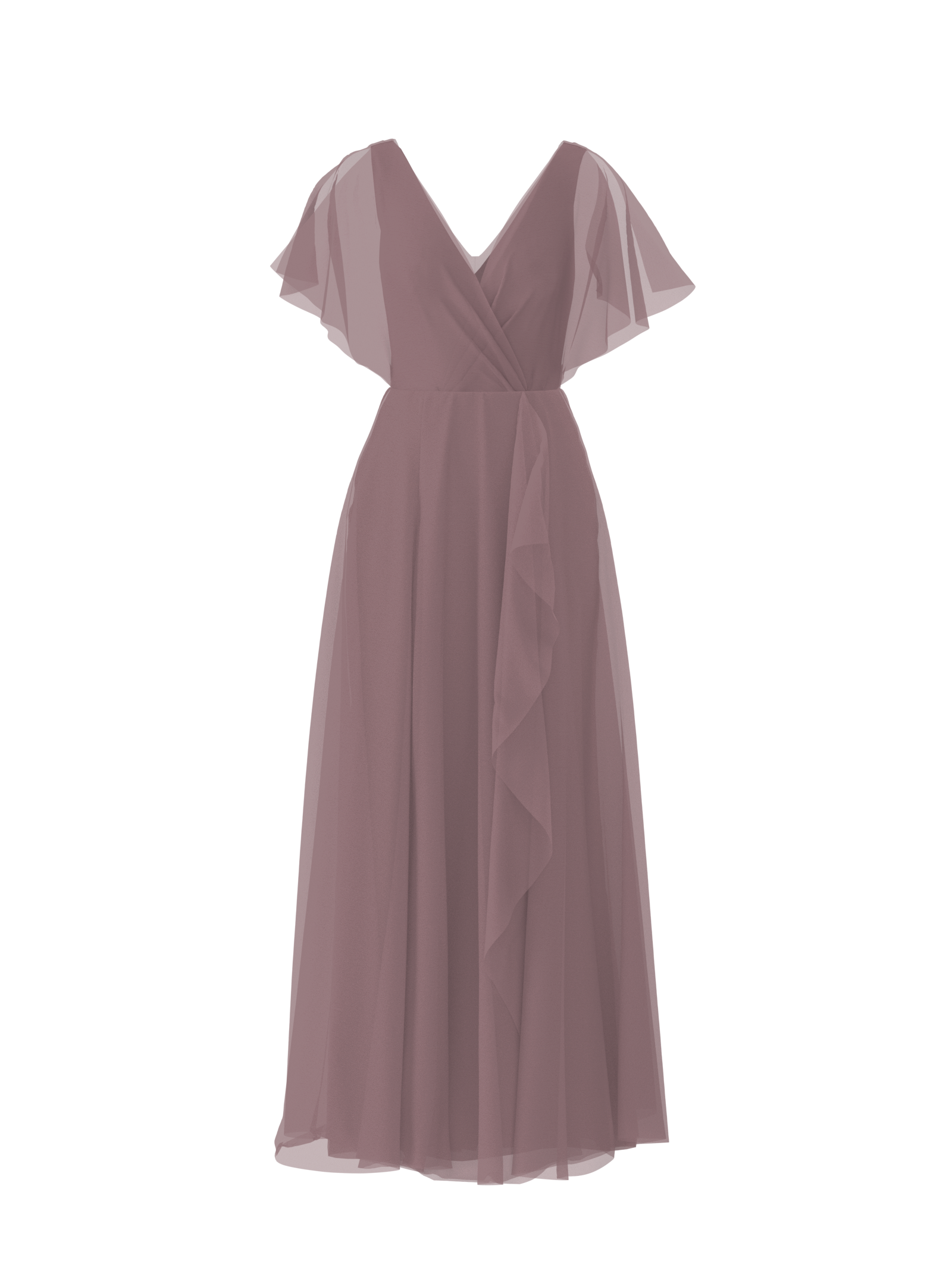 Elegant Ava Bodice & Jaycie Skirt Set in Mauve - Perfect for Weddings, Prom, and Formal Events