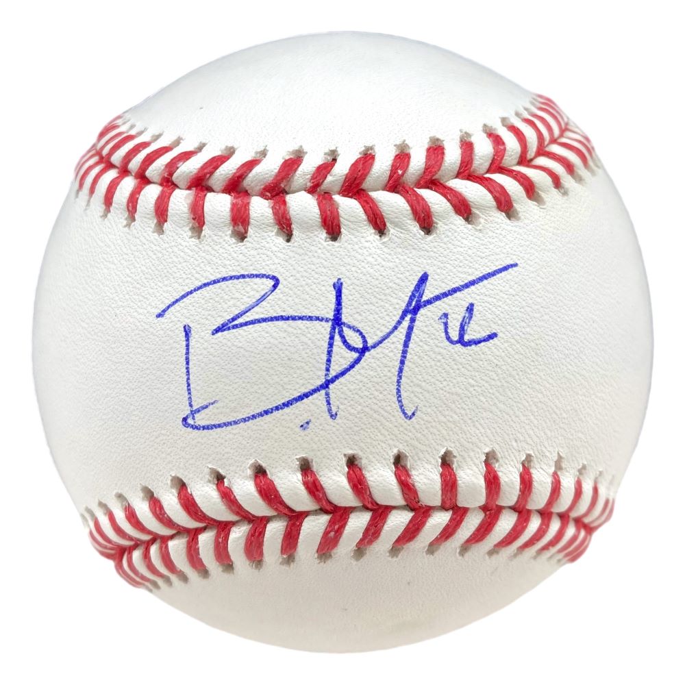 Brandon Marsh Philadelphia Phillies Autographed Baseball - Rawlings MLB Official JSA Certified - Perfect for Collectors, Fans, and Sports Memorabilia Displays