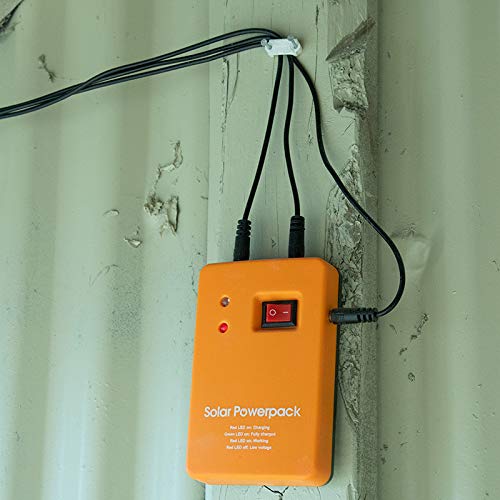 Solar Powered LED Shed Lights - Waterproof Outdoor Lighting for Garages, Barns & Storage Spaces - Energy Efficient Solar Panel Lights for Sheds, Workshops & Backyard Buildings