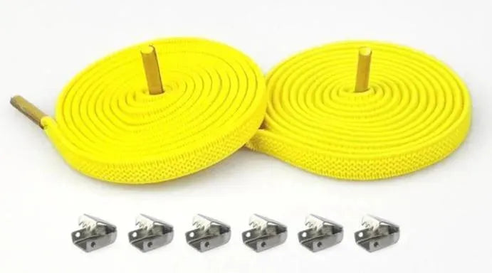 Elastic No Tie Shoelaces for Adults & Kids - 1 Pair of Slip-On Shoe Laces for Sneakers, Running Shoes - Perfect for Sports, Travel & Daily Wear