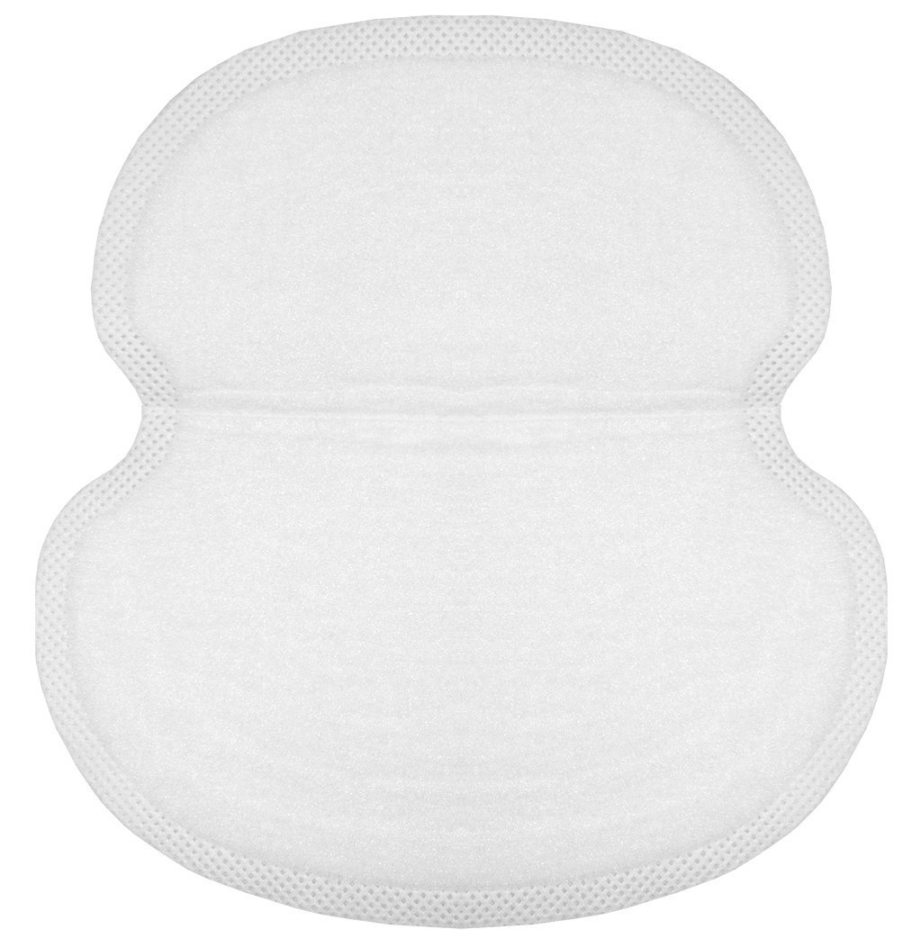 Kleinert's Disposable Underarm Pads for Women - 24 Count, Contoured Shape, Regular Size (4 3/8