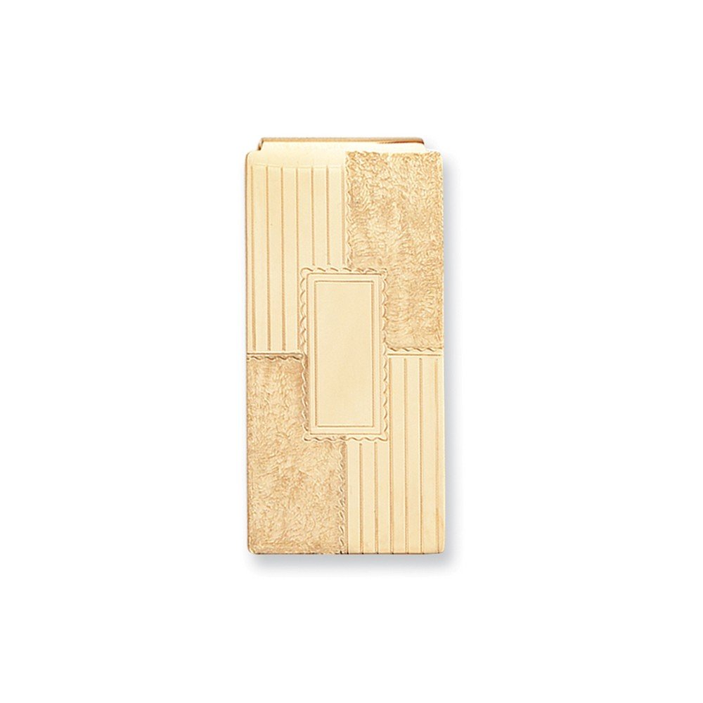 Lux Kelly Waters Coat of Arms Hinged Money Clip - Premium Engraved Jewelry Gift for Men | Perfect for Cash, Credit Cards & ID Organization