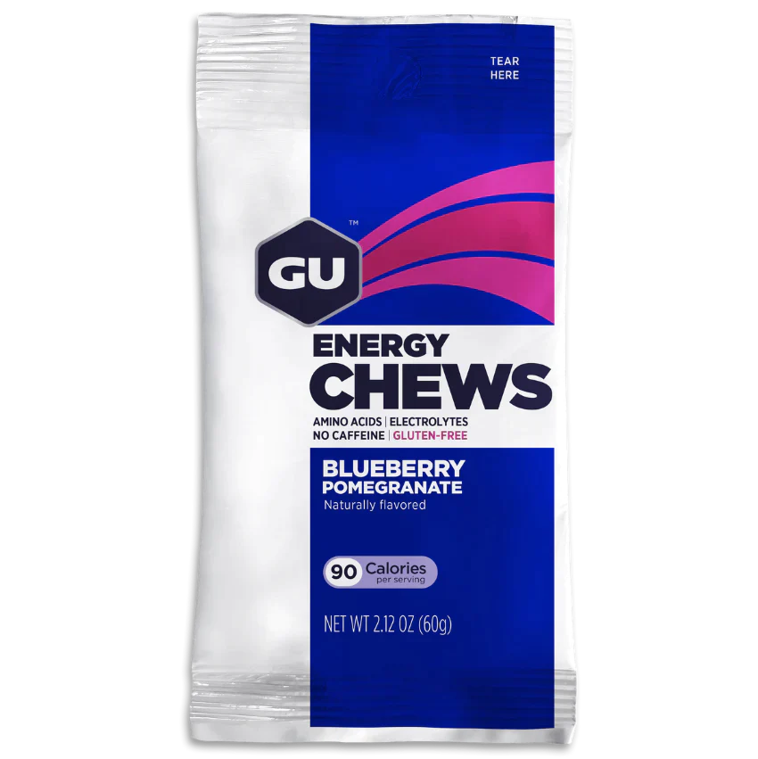 Gu Energy Chews - Natural Energy Gels for Runners, Cyclists & Athletes - Boost Endurance & Performance - Ideal for Marathon, Workout & Outdoor Activities