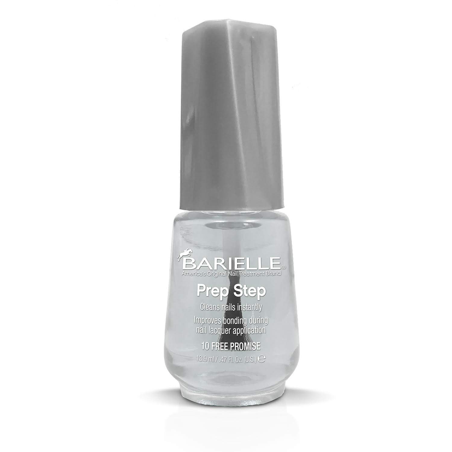 Barielle Prep Step Pre-Nail Polish & Lacquer Treatment 0.47 oz - Nail Primer Base Coat for Stronger, Healthier Nails - Perfect for Manicures, Pedicures & Salon Use