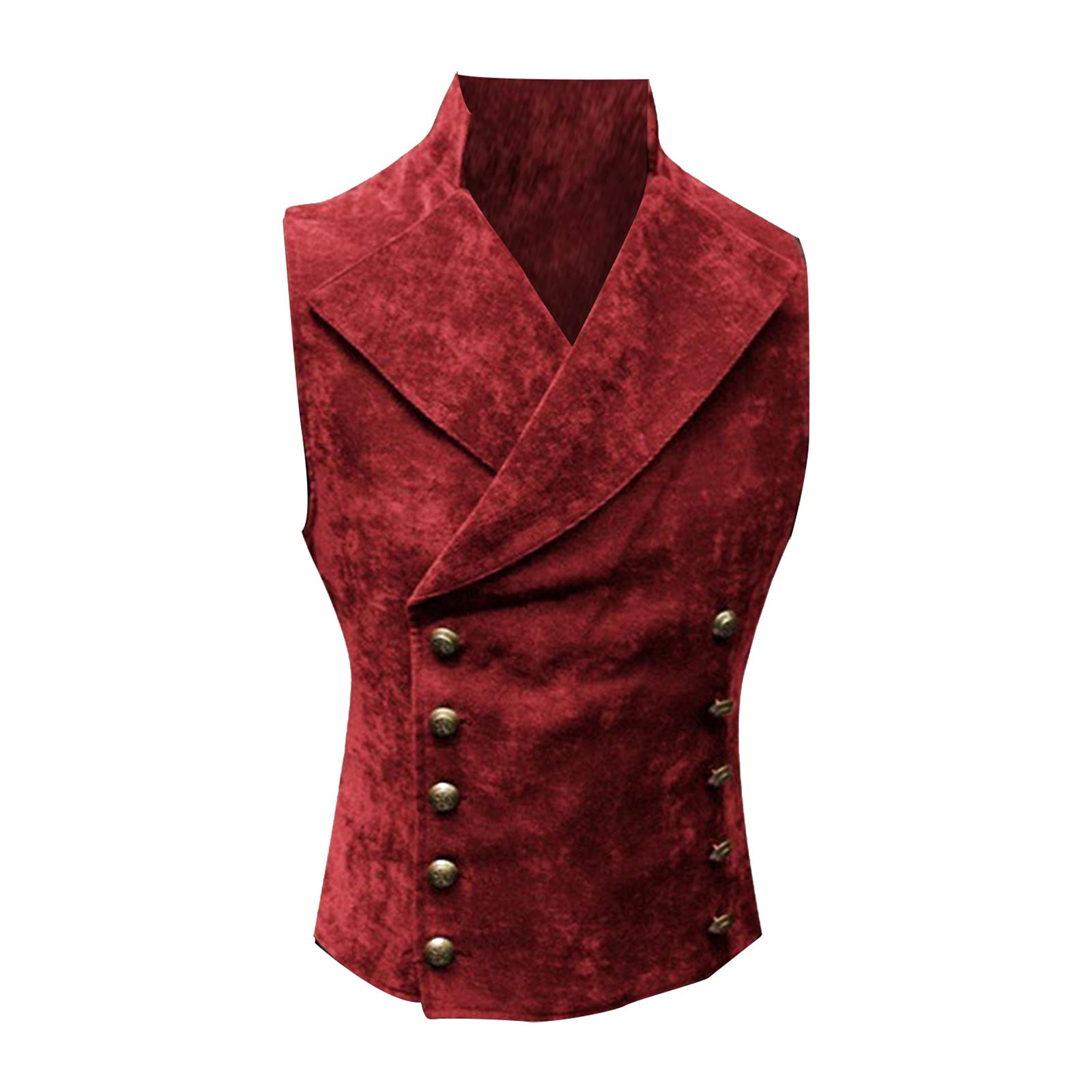 Retro Men's Button Vest - Casual Blouse for Sun Protection