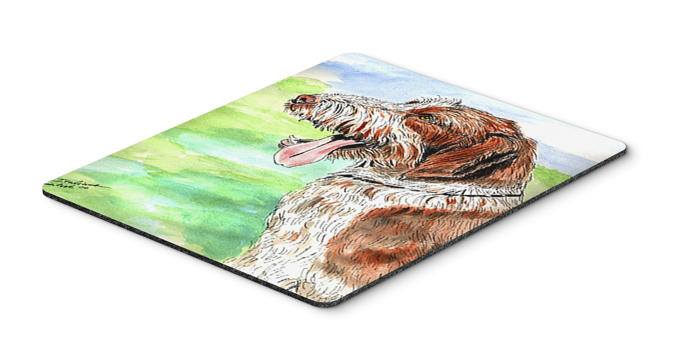 Italiano Spinone Mouse Pad - Large Washable Non-Slip Desk Mat for Home Office, Gaming & Computer Work | Perfect as Hot Pad or Trivet | Caroline's Treasures 7134MP