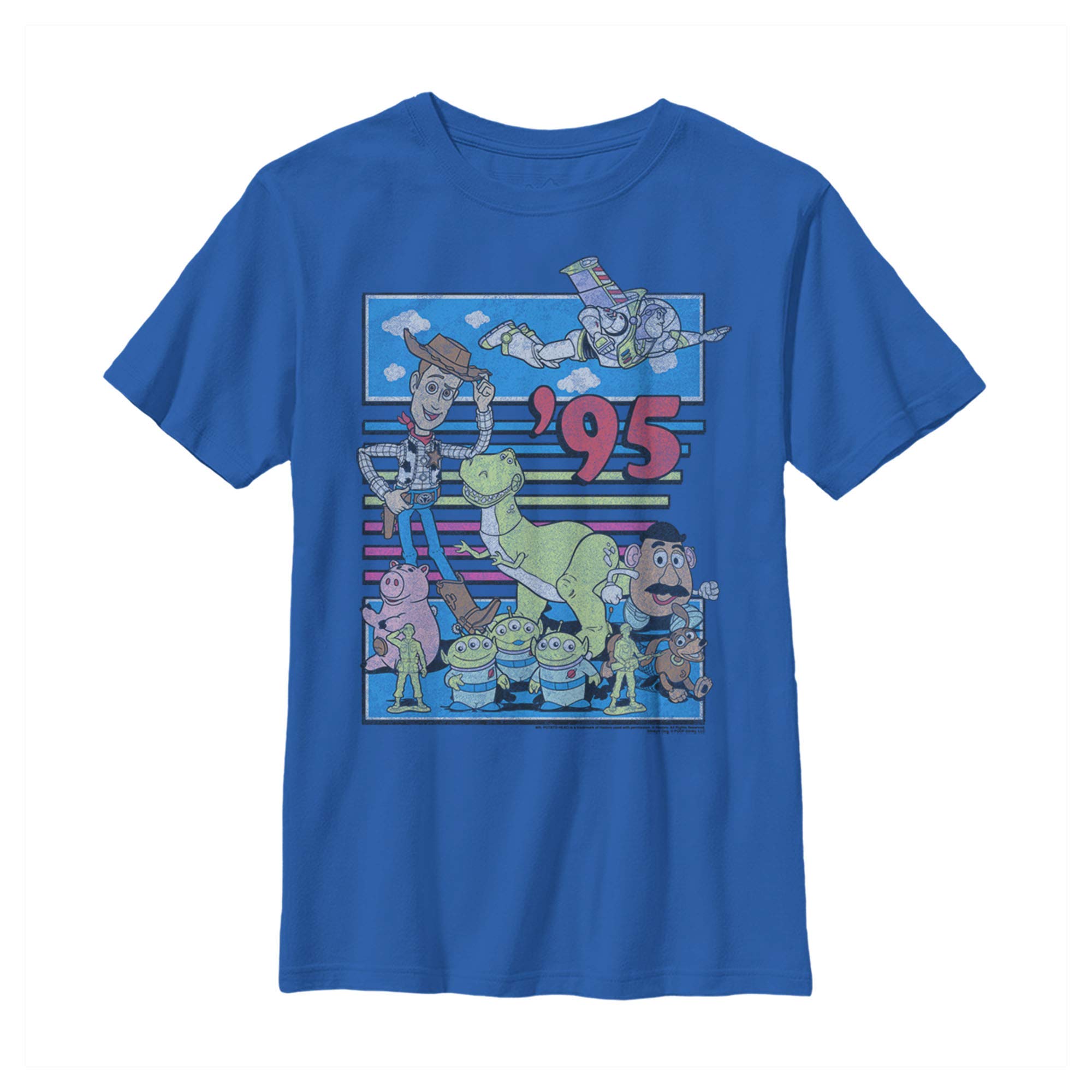 Boys Toy Story Retro Best Friend Toys T-Shirt - Perfect for Playdates, Birthday Parties, and Family Outings
