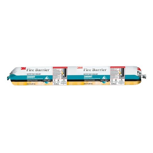 3M Fire Barrier Water Tight Sealant 3000 WT - High Temperature Resistant Fireproof Sealant for Electrical, HVAC and Plumbing - Ideal for Commercial Buildings and Industrial Applications