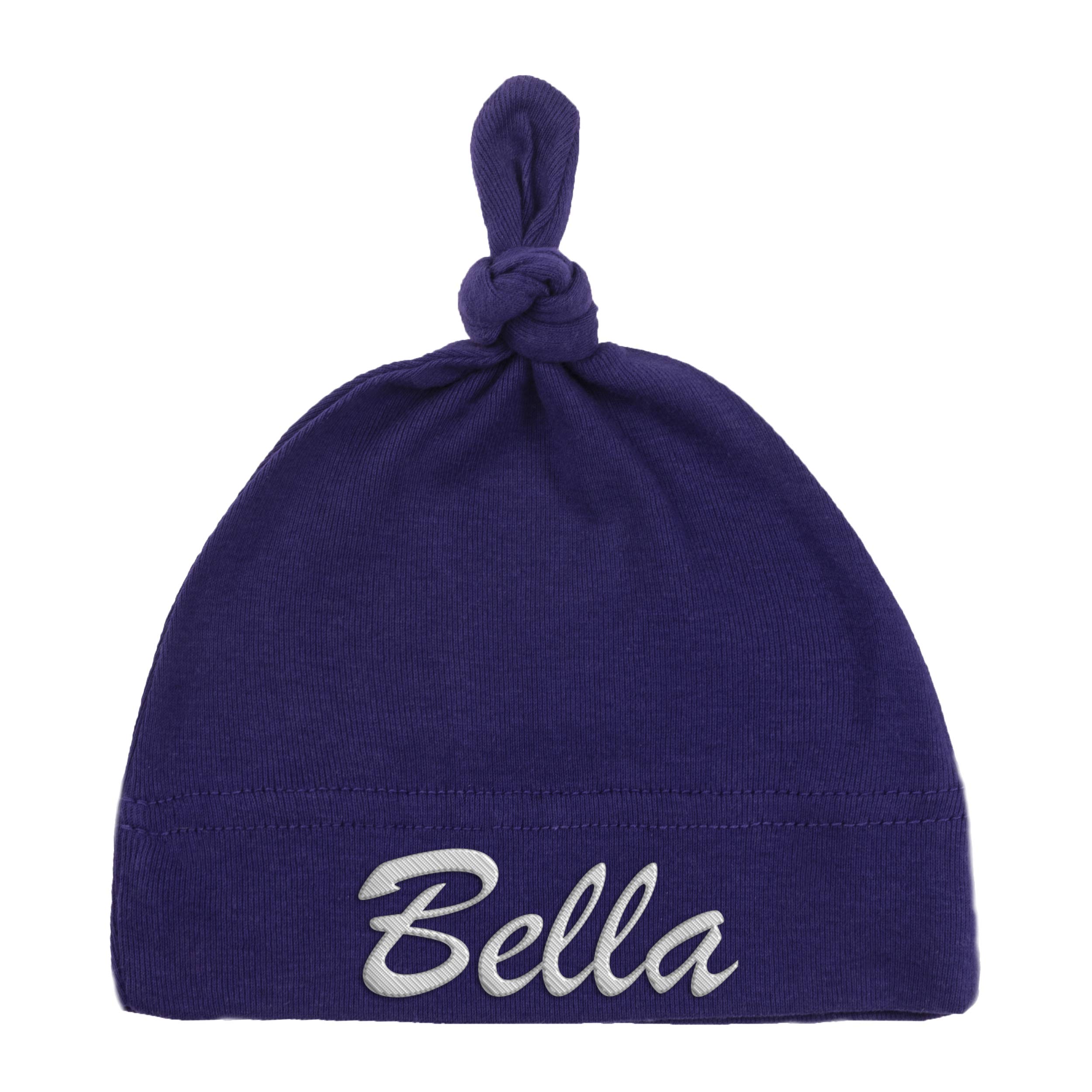 Soft Warm Baby Hats for Newborns & Infants | Adjustable Top Knot Baby Beanie with Breathable Cotton | Custom Baby Caps for Photography, Winter Outfits & Special Occasions