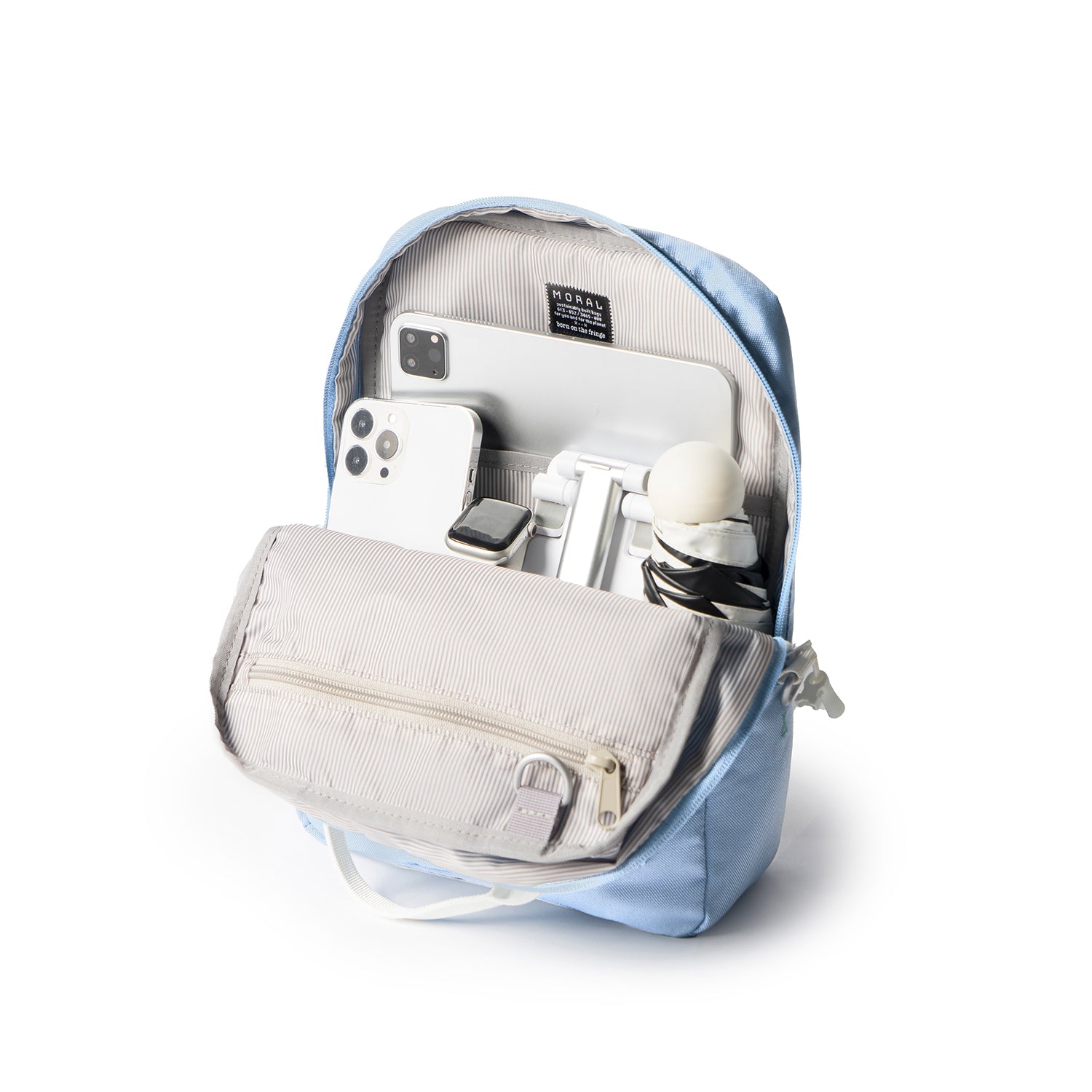 Budd Backpack Mini + Tiny Crossbody Combo Set - Lightweight Travel & Everyday Carry Bag for Women & Men - Perfect for Hiking, Work, School & Commuting