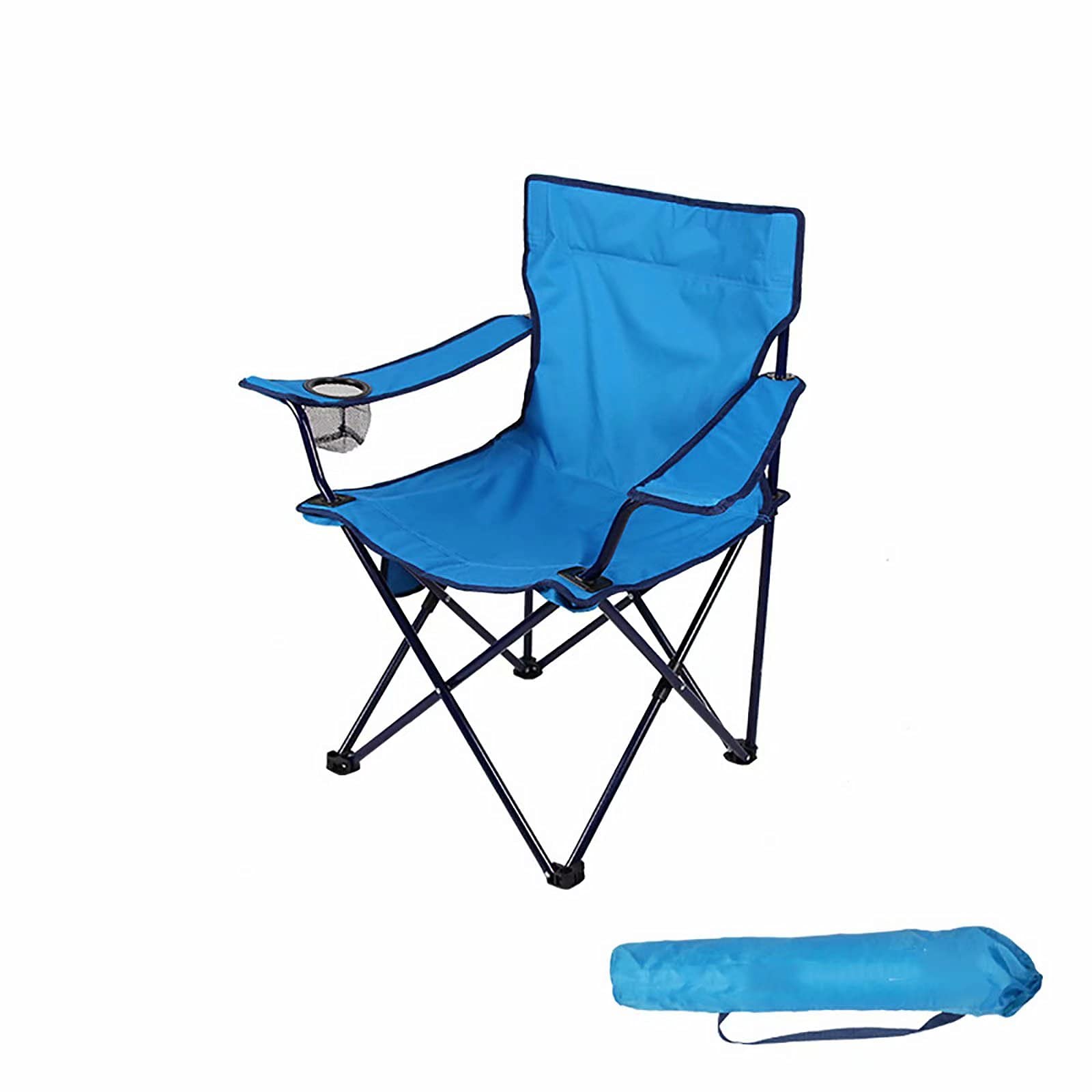 Portable Low Profile Folding Camping Chair with Carry Bag - Lightweight Outdoor Chair for Camping, Beach, Picnics, BBQs & Sporting Events | Perfect for Backyard Relaxation, Tailgating & Festival Seating