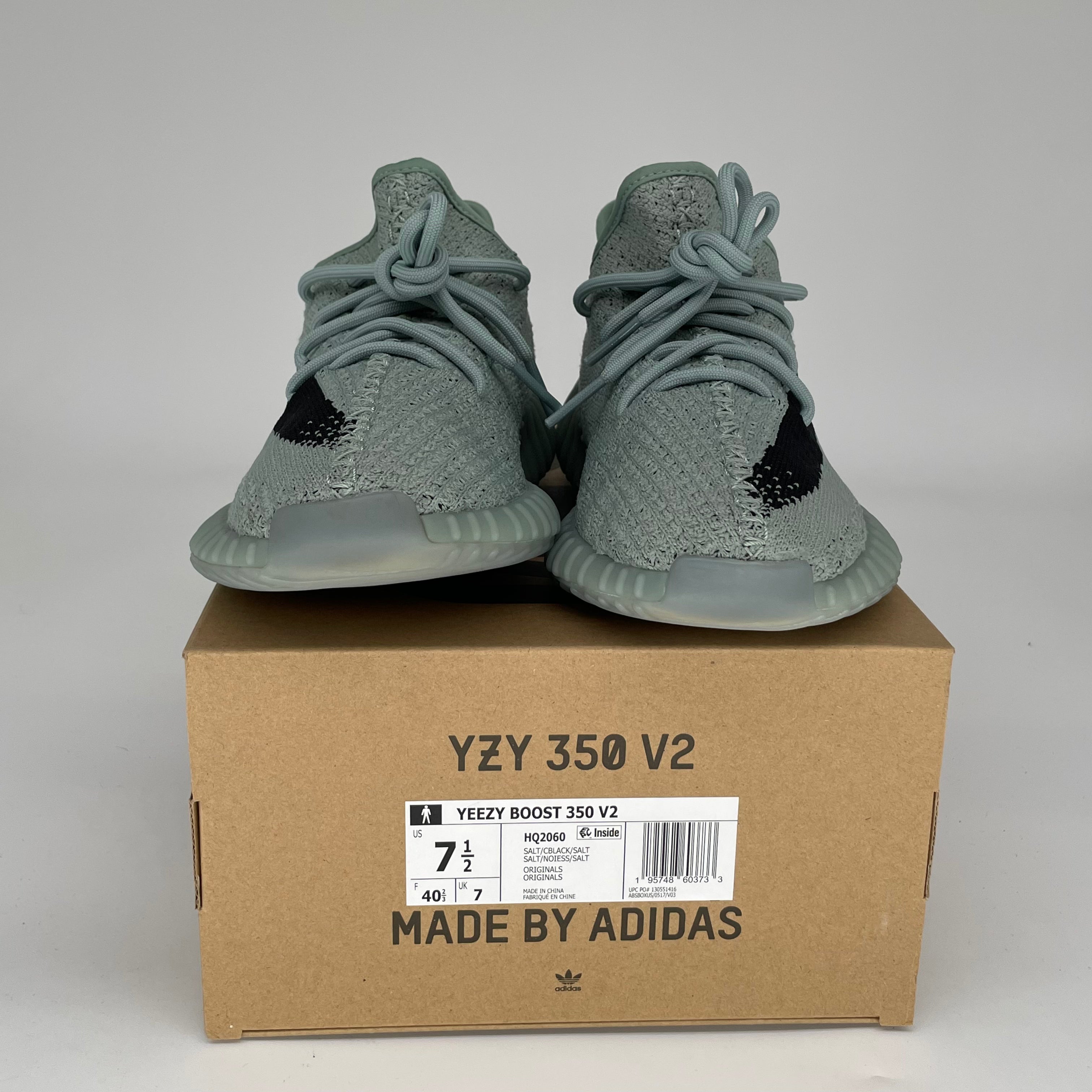 Adidas Yeezy Boost 350 V2 Salt - Men's Size 7.5 (HQ2060) | Comfortable Running Shoes for Gym, Jogging & Casual Wear