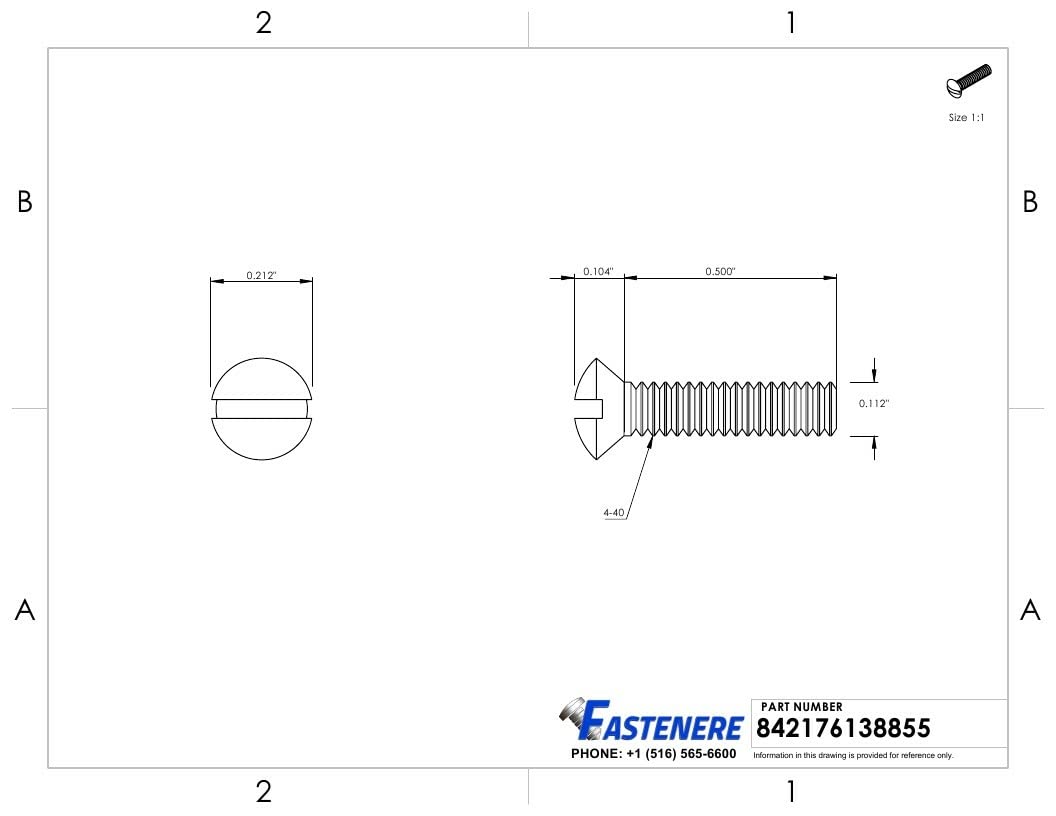 4-40 x 1/2