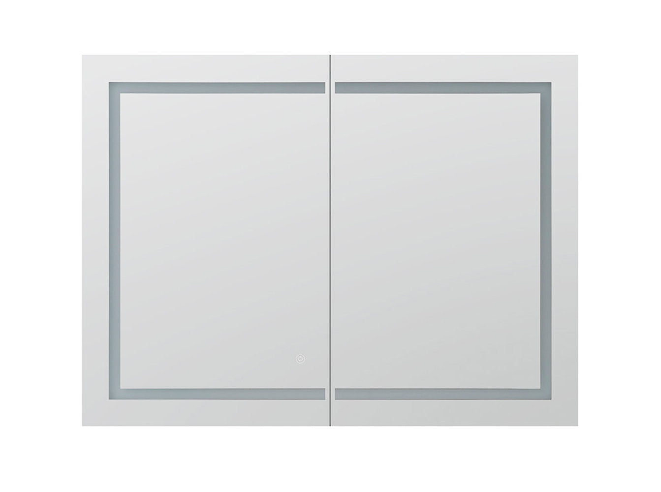Aquadom Royale Plus 48x36 Inch LED Lighted Bathroom Medicine Cabinet - Modern Mirror with Storage for Shaving, Makeup & Essentials