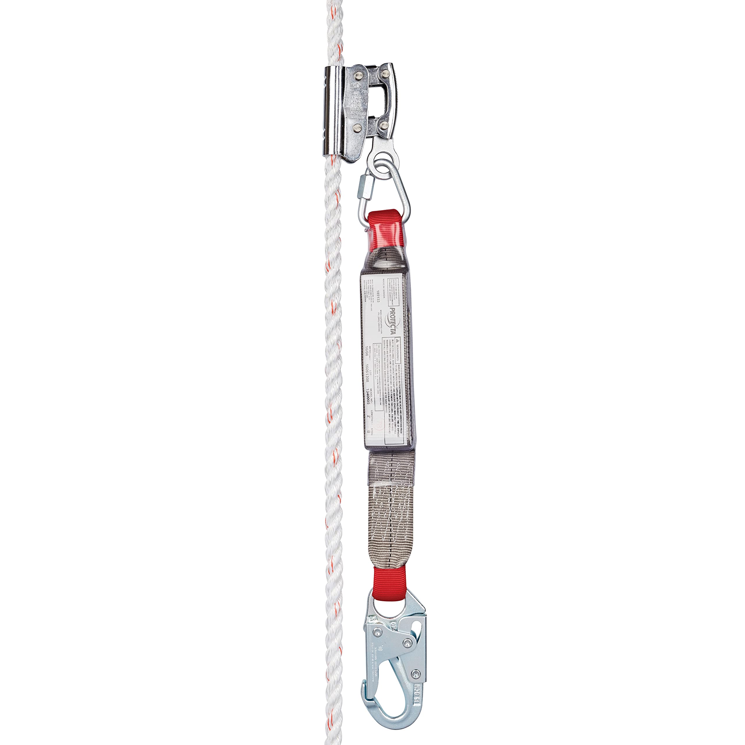 3M Protecta Rope Adjuster with Lanyard 1340005 - Fall Protection Safety Equipment for Construction & Roofing - 1 Pack (1 EA) - Ideal for Roofers, Window Cleaners & Industrial Workers