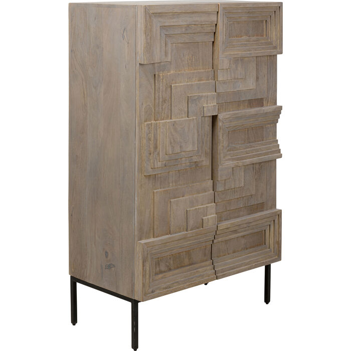 80x135cm Figaro Cabinet - Modern Storage Solution for Living Room, Bedroom & Office - Durable & Stylish Furniture for Home Organization