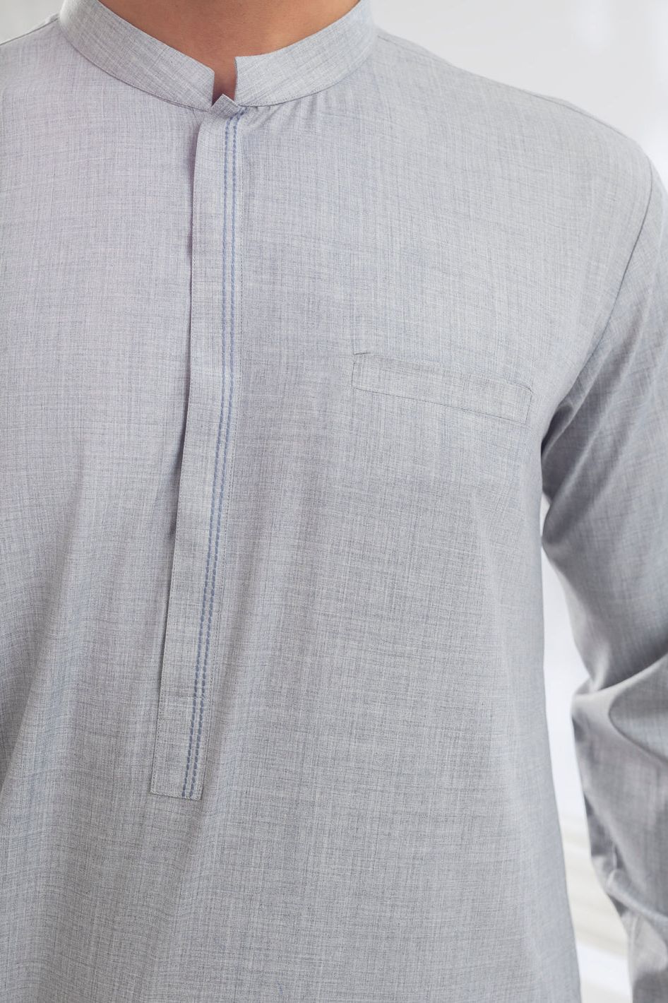 Premium Blended Grey Shalwar Kameez - Traditional Pakistani Outfit for Men & Women | Perfect for Weddings, Eid & Special Occasions