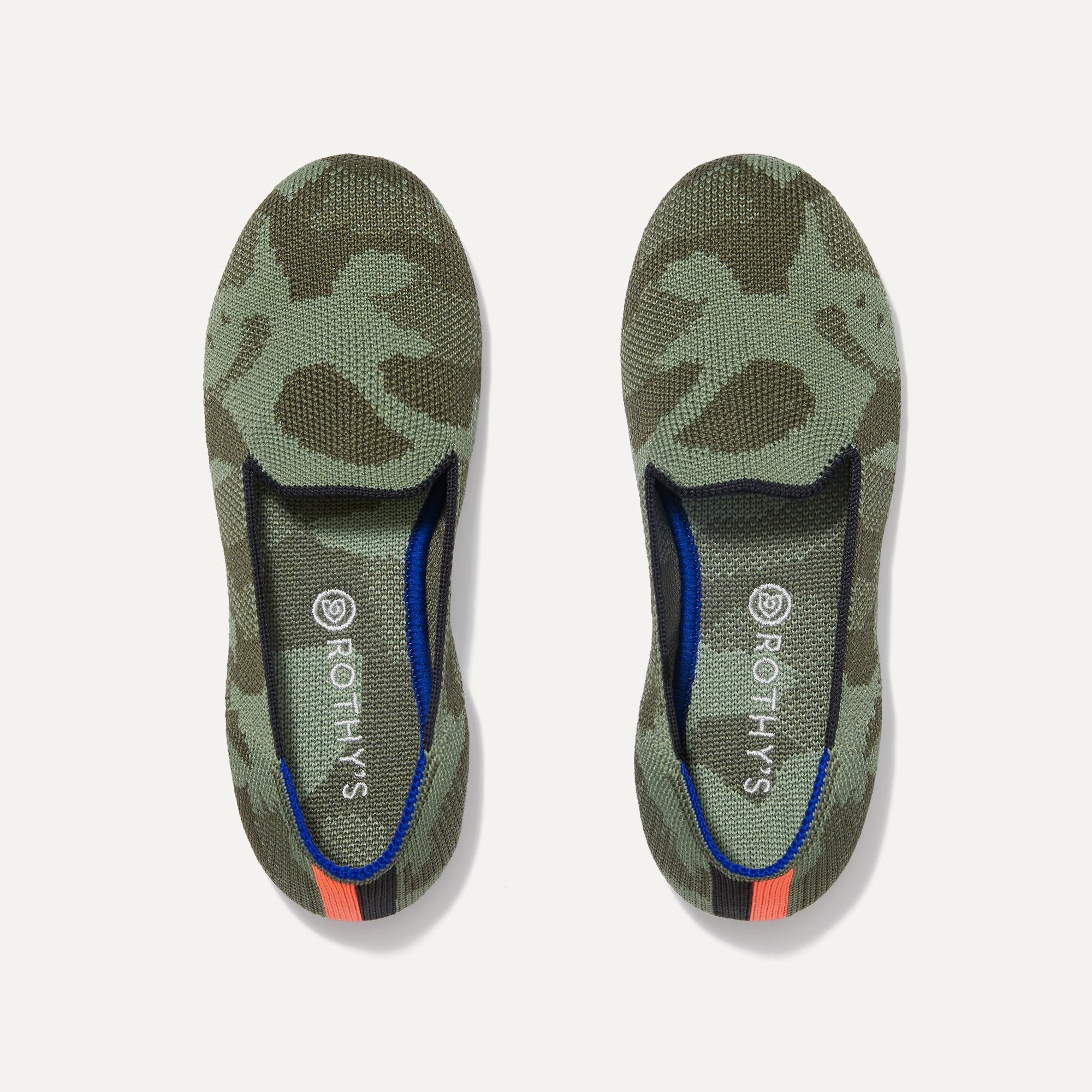 Kids Loafers in Olive Camo - Comfortable & Stylish Slip-On Shoes for Boys & Girls - Perfect for School, Playdates & Casual Outings