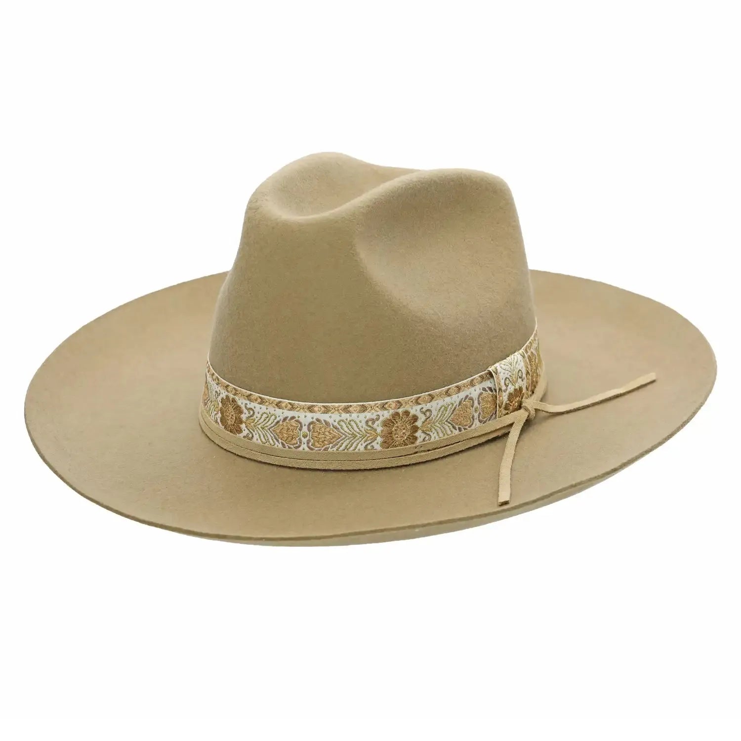Peter Grimm Italian Wide Brim Wool Felt Cowgirl Hat for Women - Western Style Fashion Accessory for Rodeo, Country Music Festivals & Outdoor Events