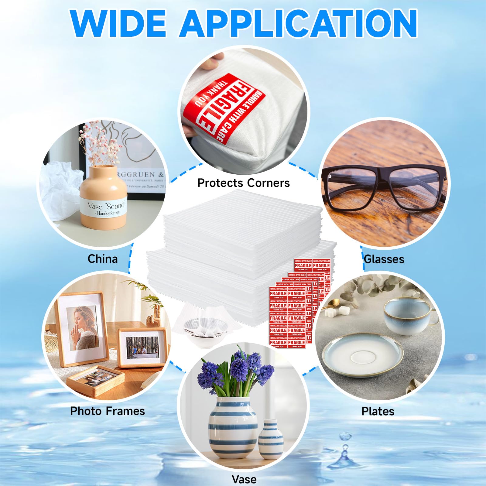 AOBOPLE 100 Pack Foam Sheets - 14