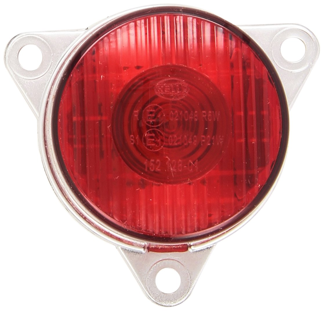 Hella 2XA 008 221-021 Tail Light - 12V/24V Compatible - Left/Right Side Replacement - Perfect for Trucks, Trailers & Commercial Vehicles