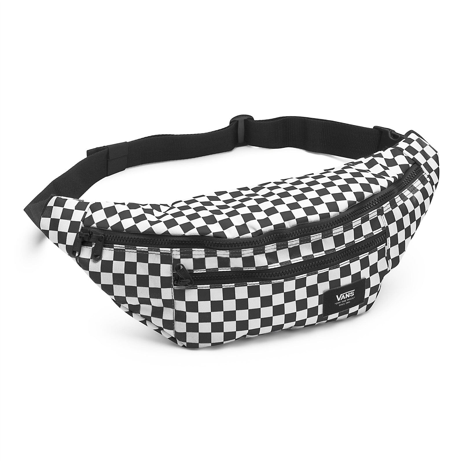 VANS Ward Cross Body Pack Black/White Check - Stylish Unisex Shoulder Bag for Travel, Work & Everyday Use