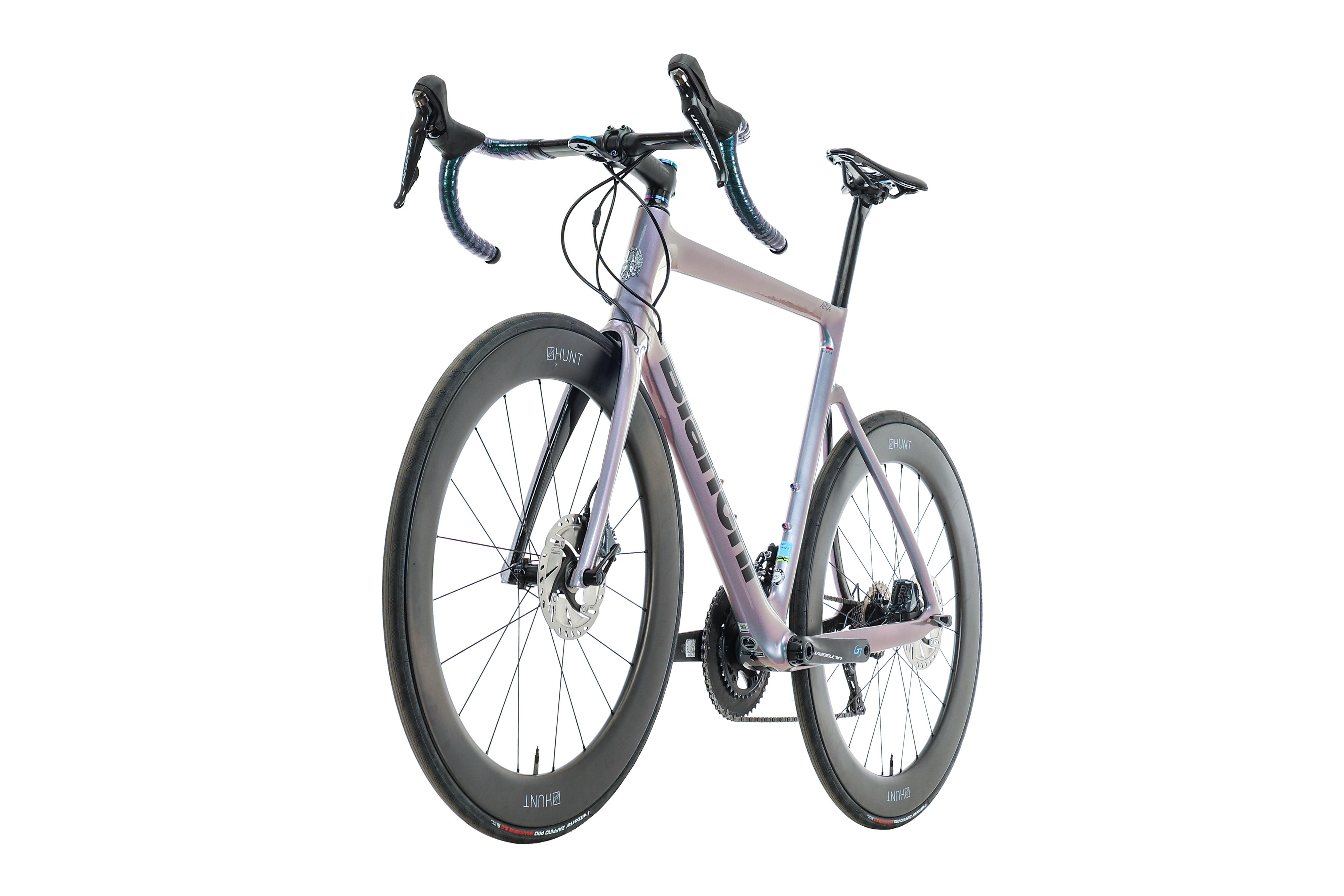 Bianchi Aria Disc Ultegra Road Bike 2021 - 59cm Carbon Frame, Shimano Ultegra Groupset - Perfect for Racing, Endurance Riding & Long-Distance Cycling