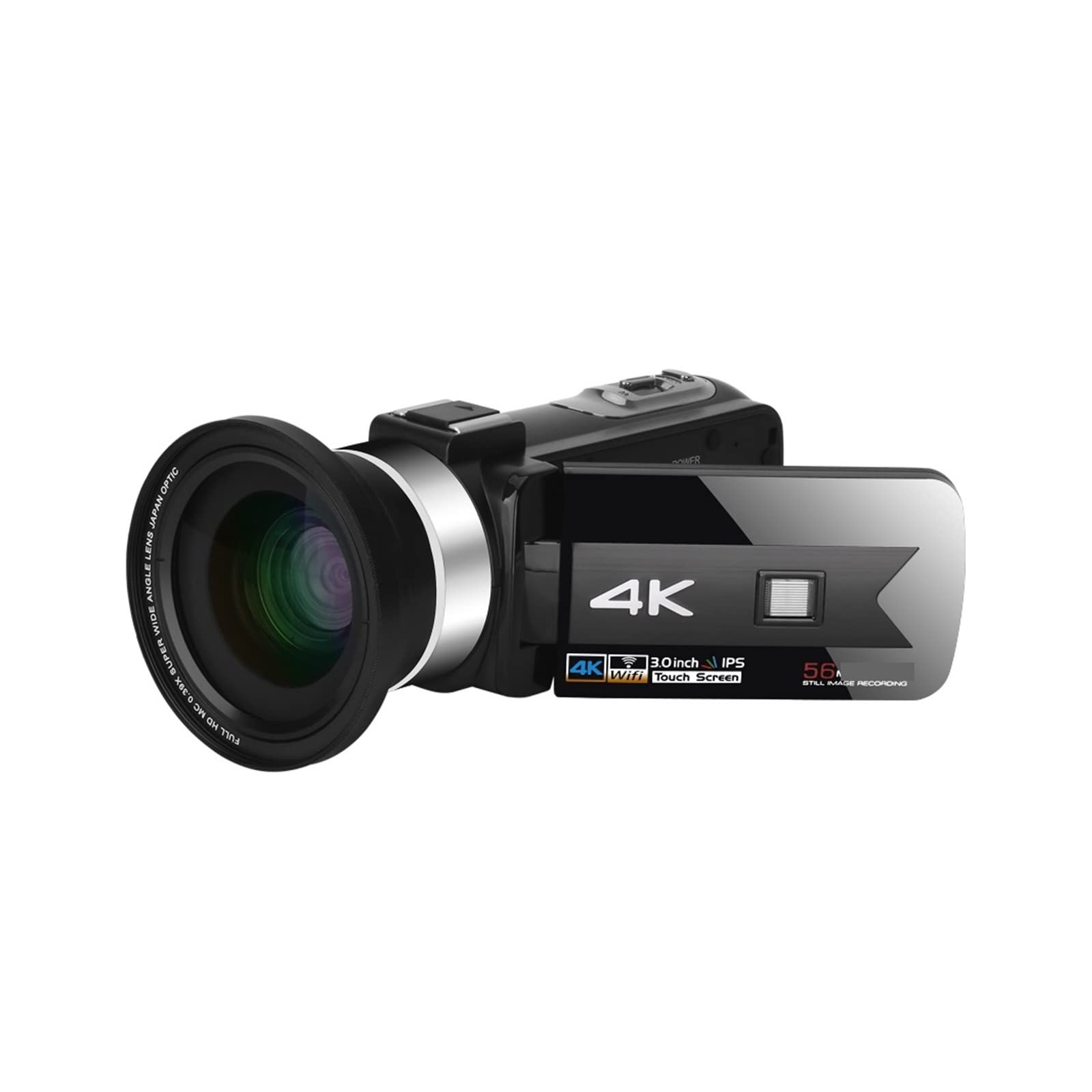 4K Night Vision Video Camera Camcorder - AUBEST HD Digital Recorder with IR for Outdoor Vlogging, YouTube Content Creation & Travel Photography (Includes 64GB SD Card & 4-Piece Accessory Set) - Perfect for Adventure Travel, Home Security Monitoring, and Nighttime Wildlife Recording