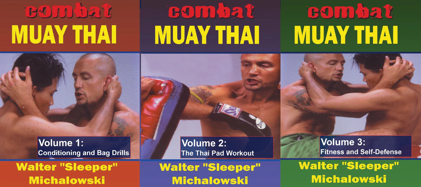 Combat Muay Thai 3 DVD Set by Walter Michalowski - Ultimate MMA Training Videos for Beginners & Advanced Fighters | Home Workout, Self Defense, Martial Arts Practice