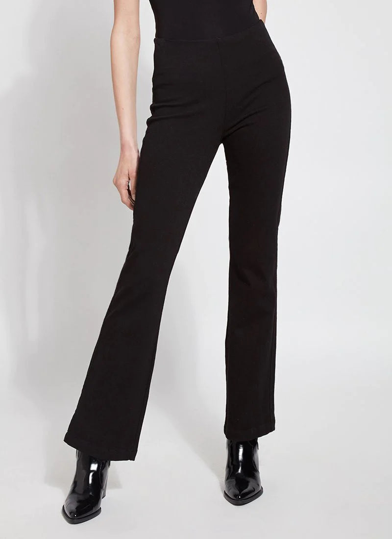 Baby Bootcut Denim Jeans for Girls & Boys - Soft Stretch Black Denim Pants - Perfect for Playdates, School & Family Outings