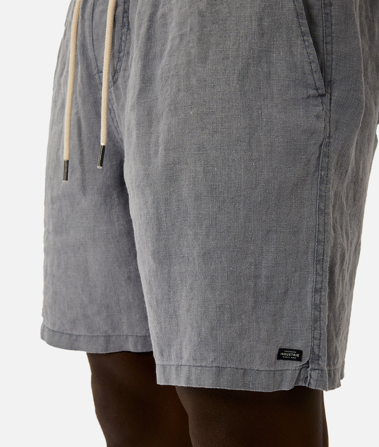 Marina Linen Shorts for Women - OD Mid Indigo Blue Casual Summer Shorts | Comfortable Breathable Linen Pants for Beach, Travel & Everyday Wear