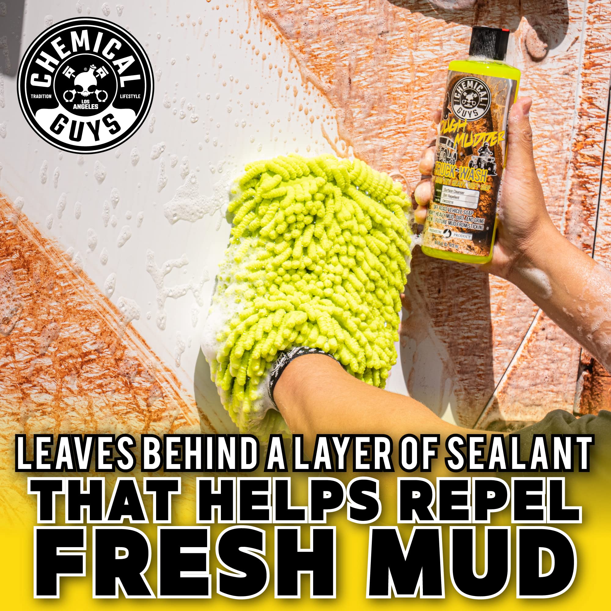 Chemical Guys EQP335 TORQ Foam Cannon Snow Foamer & Tough Mudder Truck Wash (16 oz) - High Pressure Car Wash Foam Lance for Deep Cleaning Vehicles, SUVs, and Off-Road Trucks