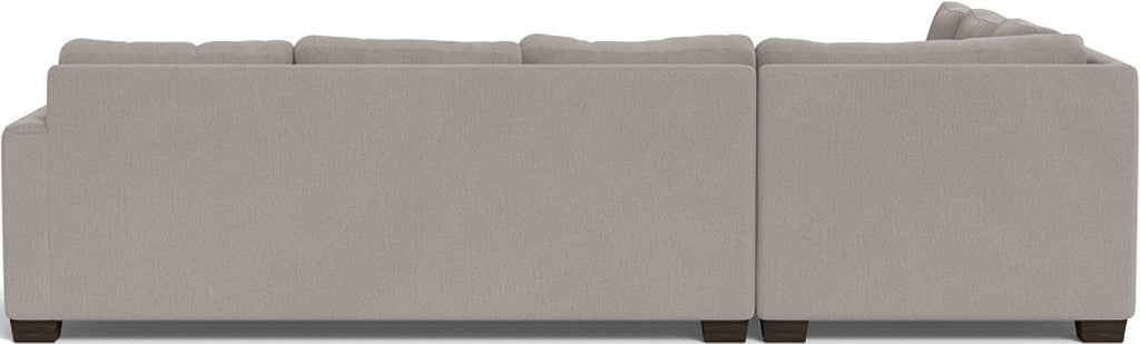 Track 121 Left Corner Sectional Sofa - Modern L-Shaped Couch for Living Room, Home Theater & Office - Comfortable Fabric Sectional with Chaise