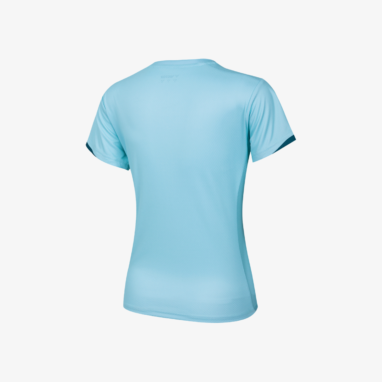 Victor Women's Performance T-Shirt 46000TD - Moisture Wicking Athletic Top in Azure Blue for Running, Yoga & Gym Workouts