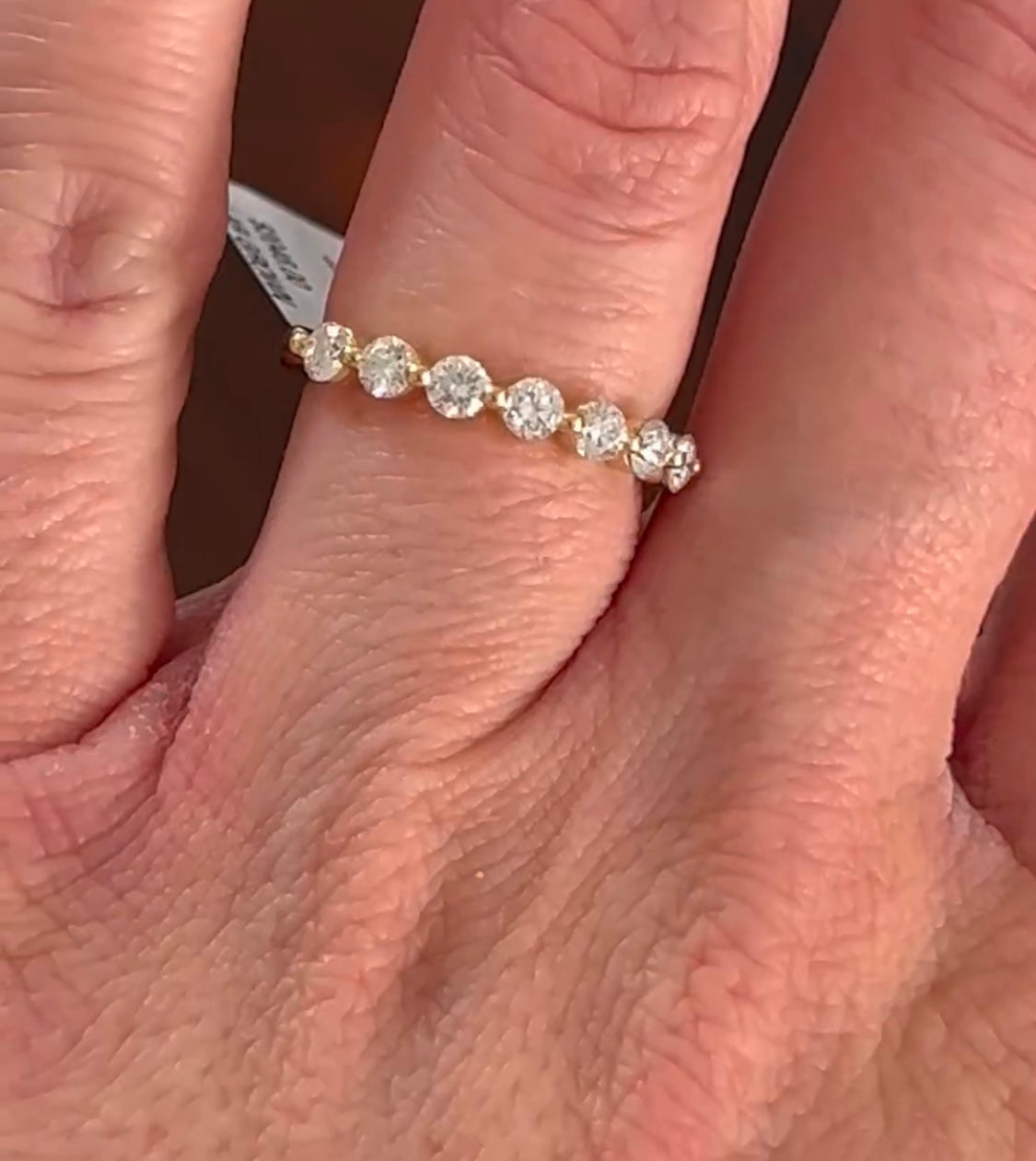 0.67 CTTW Lab-Created Diamond Bands for Women - Elegant Wedding, Engagement & Anniversary Rings - Hypoallergenic & Durable for Everyday Wear