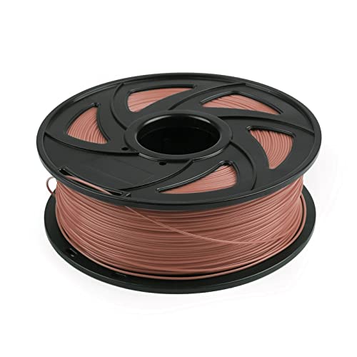 Premium 3D Printer Filament 1.75mm PLA - 1kg/2.2lb Spool (3 Pack) - Brown for MakerBot, 3D Pens & Drawing - Ideal for DIY Crafts, Prototyping & Educational Projects