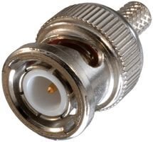 EMERSON CPMC881 BNC Coaxial Cable Connector Plug - 50 Pack for CCTV, Security Cameras & Audio/Video Equipment
